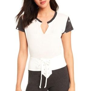 Wildfox Football Star Woody Tee NWT Women's size S